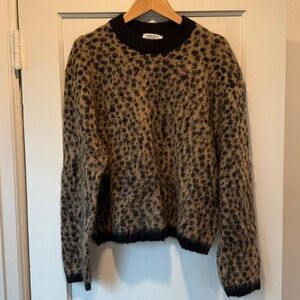 & Other Stories Leopard Print Sweater